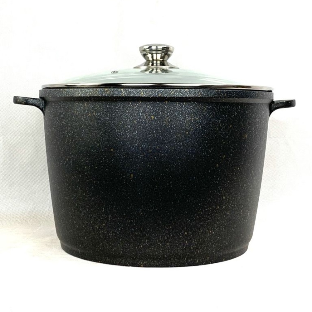 CAST ALUMINUM MARBLE HIGH STOCK POT 17 QT